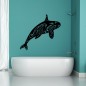 Wanddekoration aus Metall - ORCA