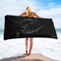 Serviette requins baleines