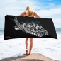 Black towel Tortue