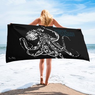 Black towel Octopus