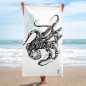 Serviette blanche Octopus