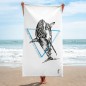 Serviette blanche Requin