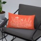 Coussin corail