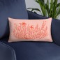 Coussin corail