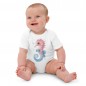 Seahorse baby organic cotton bodysuit