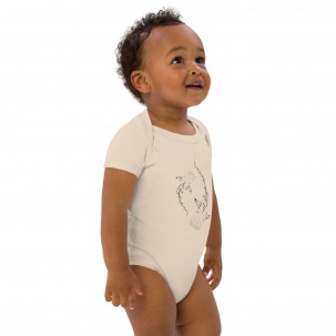 Organic cotton body baby The whale sharks