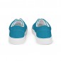 Canvas tennis shoes with shell laces for women