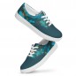 Women's tone-on-tone canvas sneakers with laces jellyfish