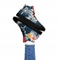 Tropical women's high-top canvas sneakers