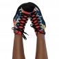 Tropical women's high-top canvas sneakers