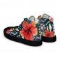 Baskets hautes en toile femme Aloha