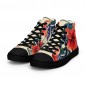 Aloha women's high-top canvas sneakers