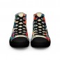 Aloha women's high-top canvas sneakers