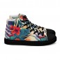 Baskets hautes en toile femme Aloha