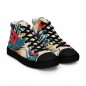 Aloha women's high-top canvas sneakers