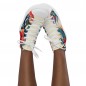 Aloha women's high-top canvas sneakers