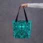 Sac cabas turquoise tribal