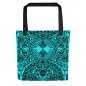 Tote bag turquoise tribal