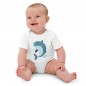 Organic cotton body baby whale