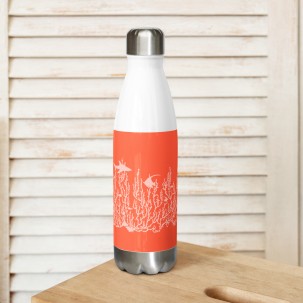 Coral taza de acero inoxidable