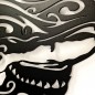 Metal wall decoration - WHITE SHARK