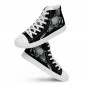 Black Manta women's canvas high-top trainers