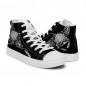 Black Manta women's canvas high-top trainers