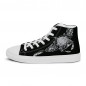 Baskets hautes en toile homme Manta noire