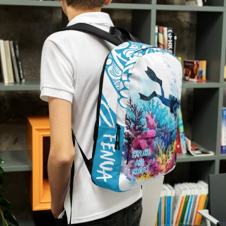 Blue Diver backpack