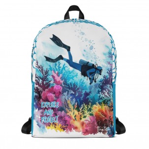 Blue Diver backpack