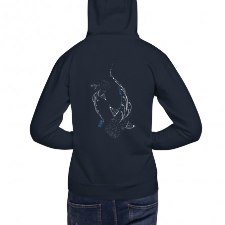 Sudadera con capucha Tiburón ballena