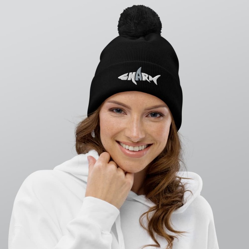 Gorro con borla SHARK