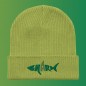 SHARK organic ribbed beanie