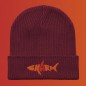 SHARK organic ribbed beanie