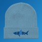 SHARK organic ribbed beanie