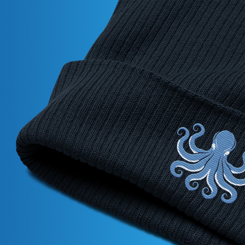 Octopus organic ribbed hat