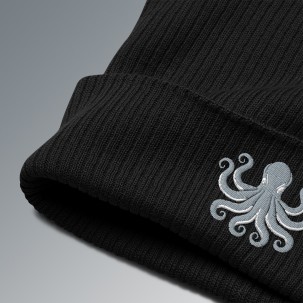 Octopus organic ribbed hat