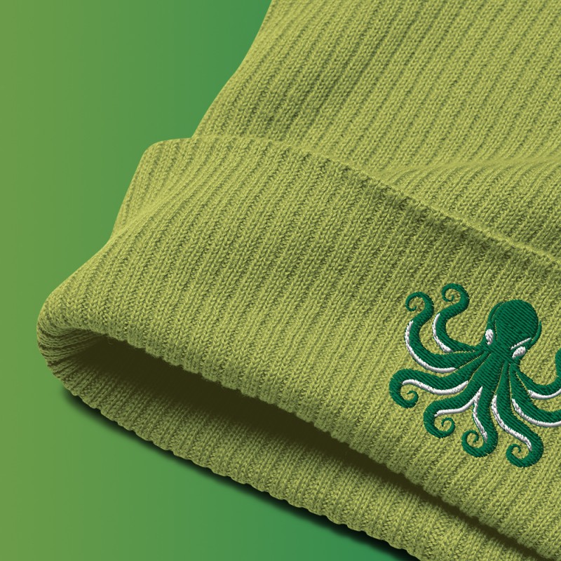 Octopus organic ribbed hat