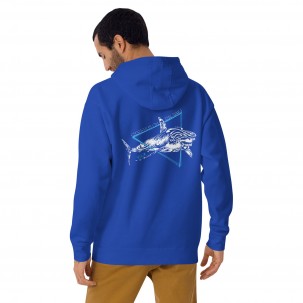 Sweat à Capuche Requin blanc