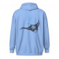 copy of Unisex zip jacket with hood Seahorse