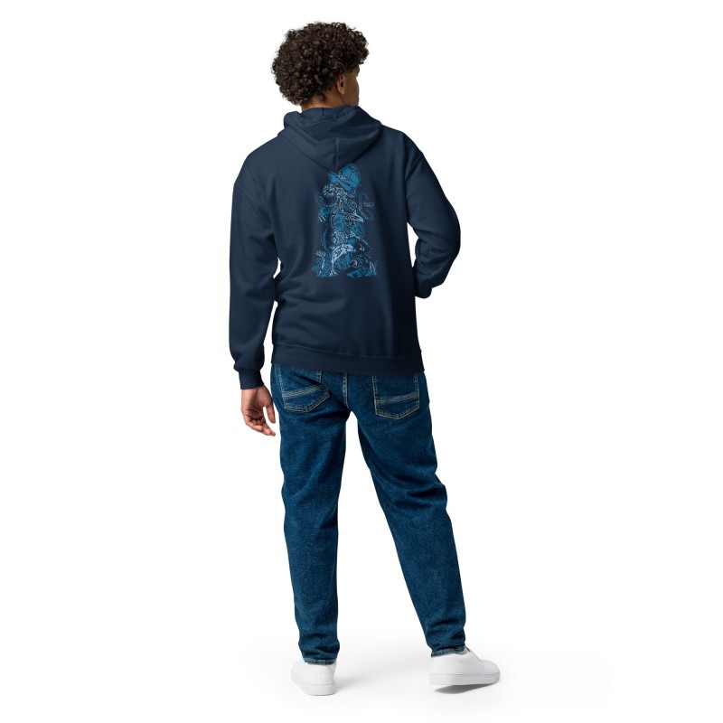 copy of Unisex hooded zip jacket Whale shark