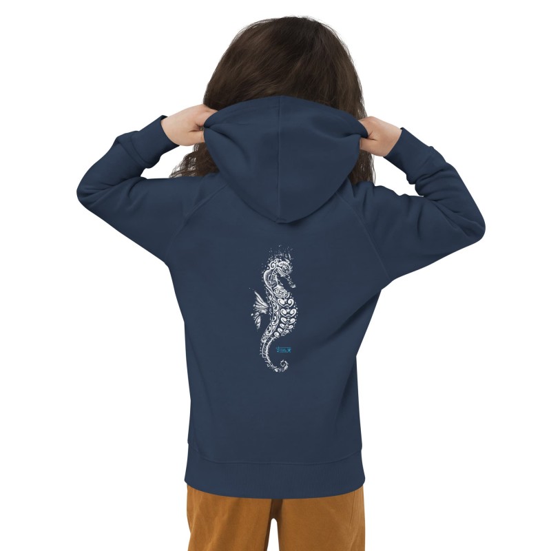 Sudadera con capucha ecológica infantil Seahorse