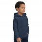 Sudadera orgánica con capucha para niños Shark white