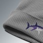 Bonnet côtelé bio  Requin Blanc