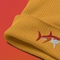 Gorro orgánico de canalé Requin Blanc