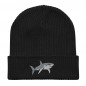 Bonnet côtelé bio  Requin Blanc