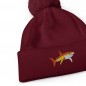 White Shark pompom hat