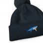 White Shark pompom hat