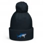 White Shark pompom hat