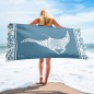 Serviette bleue Manta